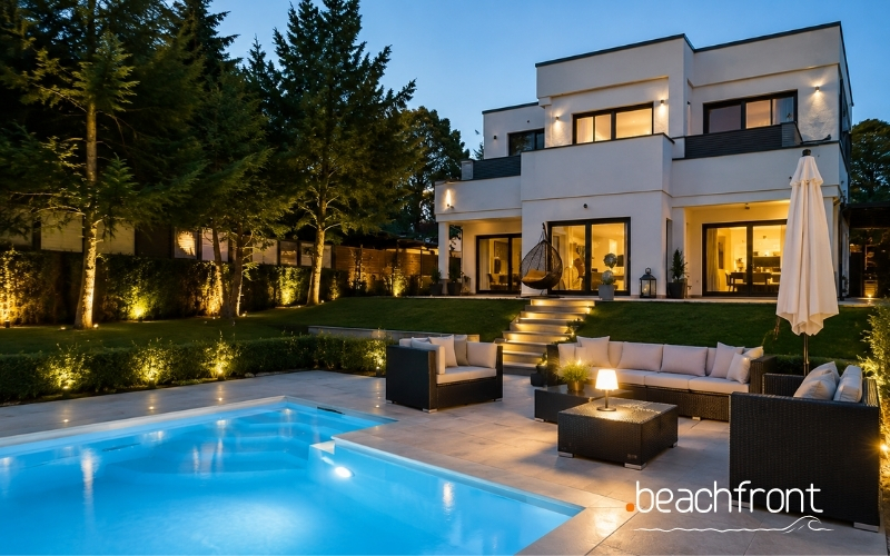Exclusive Bauhaus-style villa near Berlin | Pool, sauna & nature reserve | 234 m²