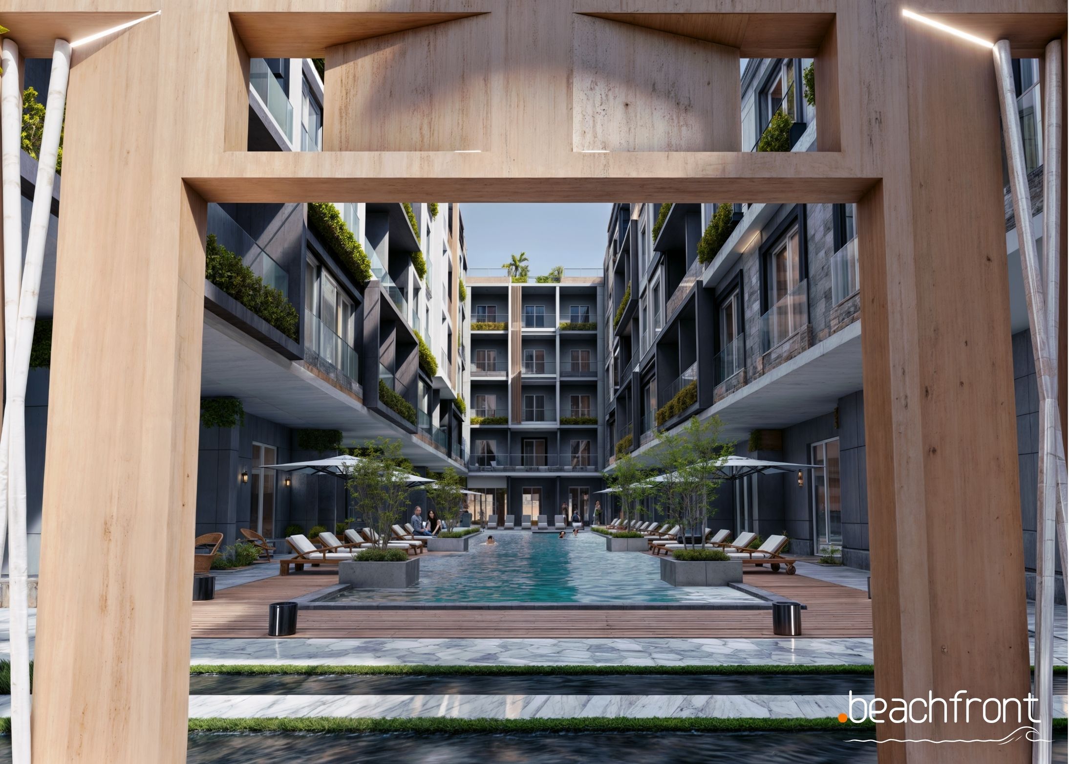 Mark Resort Hurghada | 2-Bedroom Apartment with Pool View | 88 m²